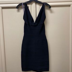 Black Herve Leger bandage bodycon dress size XS. Never wore, like new!